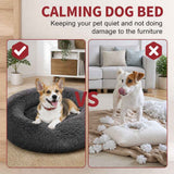 Dog Pet Cat Mat Puppy Warm Soft Cotton Washable Reusable Calming Bed Dark Gray In Australia - Darrahopens