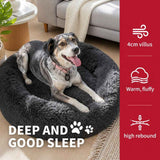 Dog Pet Cat Mat Puppy Warm Soft Cotton Washable Reusable Calming Bed Dark Gray In Australia - Darrahopens