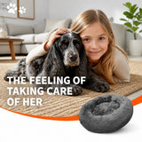 Dog Pet Cat Mat Puppy Warm Soft Cotton Washable Reusable Calming Bed Dark Gray