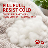 Pet Dog Bedding Warm Plush Round Comfortable Dog Nest Light Coffee Large 90cm