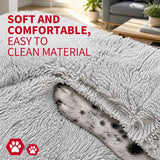 Pet Dog Bed Bedding Warm Plush Round Comfortable Dog Nest Light Grey Large 90cm Large In Australia - Darrahopens