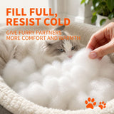 Pet Dog Bedding Warm Plush Round Comfortable Nest Comfy Sleep kennel Pink XXL In Australia - Darrahopens