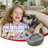 Pet Bed Dog Cat Calming Bed Sleeping Comfy Cave Washable Mat Extra Large 100cm