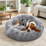 Pet Bed Dog Cat Calming Bed Sleeping Comfy Cave Washable Mat Extra Large 100cm