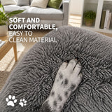 Pet Dog Cat Calming Bed Warm Soft Plush Sleeping Kennel Removable Washable 120cm
