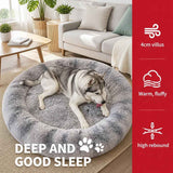 Pet Bed Dog Cat Large Beds Calming Warm Soft Cushion Mattress Plush Comfy 90cm In Australia - Darrahopens