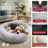 Pet Bed Dog Cat Large Beds Calming Warm Soft Cushion Mattress Plush Comfy 90cm In Australia - Darrahopens