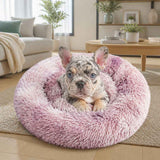 Dog Pet Cat Calming Bed Beds Large Mat Comfy Puppy Fluffy Donut Cushion Plush 70 In Australia - Darrahopens
