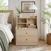 HYGGO Wooden Bedside Table Nightstand Drawer Storage Minimalist Multi-Functional In Australia - Darrahopens