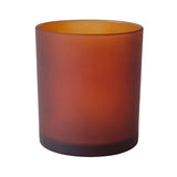 40 Pack Brown Frosted Glass Votive Tealight Candle Holders House Party Cenrepiece Xmas Wedding Decor Glass Candlestick Party Decorations Bridal Valentines Event