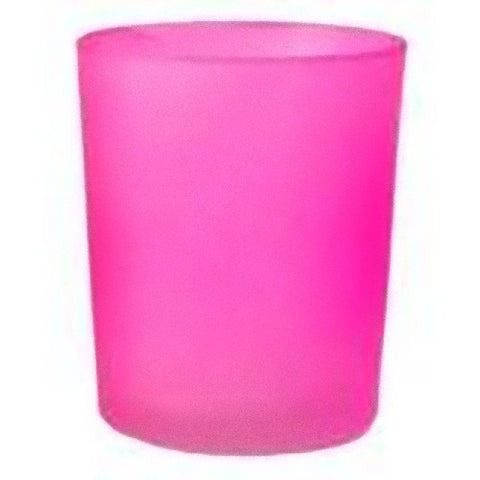 40 Pack Pink Frosted Glass Votive Tealight Candle Holders House Party Cenrepiece Xmas Wedding Decor Glass Candlestick Party Decorations Bridal Valentines Event