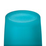 10 Pack Turquoise Frosted Glass Votive Tealight Candle Holders House Party Cenrepiece Xmas Wedding Decor Glass Candlestick Party Decorations Bridal Baby Shower Event