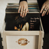 Crosley Cruiser Bluetooth Portable Turntable - Emerald Green + Bundled Crosley Record Storage Crate