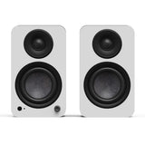 Kanto YU4 (2nd Gen) 160 W Powered Bookshelf Speaker with Bluetooth 5.3, Built-in Phono Preamp, USB-C and Optical Inputs - Matte White