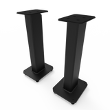 Kanto YU6 200W Powered Bookshelf Speakers with Bluetooth® and Phono Preamp - Pair, Matte Black with SX26 Black Stand Bundle