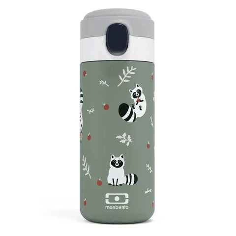 Monbento Mb Pop Insulated Bottle - Raccoon