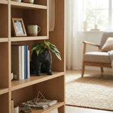 Urban Attitude Maggie Bulldog Planter - Matte Black In Australia - Darrahopens