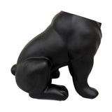 Urban Attitude Maggie Bulldog Planter - Matte Black