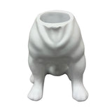 Urban Attitude Maggie Bulldog Planter - Matte White