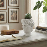 Urban Attitude David Head Planter - Matte White In Australia - Darrahopens