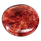 Urban Attitude SHAY Extra Large Bowl Height 6cm lowest 12cm highest by Width 52.5cm x 60cm - Berry Red