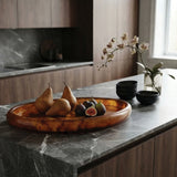 Urban Attitude MIA Extra Large Bowl Height 6cm, Width 37cm, Length 49cm - Burnt Amber