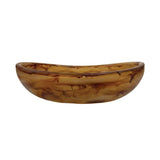Urban Attitude JADE Medium Bowl Height 8cm highest, 5cm lowest, Width 27cm, Length 28cm - Dark Cocoa