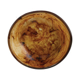 Urban Attitude JADE Medium Bowl Height 8cm highest, 5cm lowest, Width 27cm, Length 28cm - Dark Cocoa