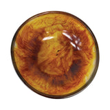Urban Attitude RAQS Salad Bowl Height: 11.5cm, Width: 29.5cm, Length: 31cm - Burnt Amber