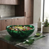 Urban Attitude RAQS Salad Bowl Height: 11.5cm, Width: 29.5cm, Length: 31cm - Sage Mist