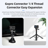 STARTRC Action 5 Pro Magnetic Adapter Mount for DJI Osmo Action 5 Pro/Action 4/Action 3 Quick Release Adapter with Connection Adapter Extension Base Accessories