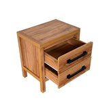 King Bedroom Suite – 5 Piece Set with Dresser & Tallboy in Oak Finish