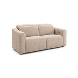2 Seater Fabric Power Recliner with Power Headrest & Zero-Wall Design