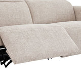 3 Seater Fabric Power Recliner with Power Headrest & Zero-Wall Design