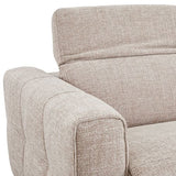 3 Seater Fabric Power Recliner with Power Headrest & Zero-Wall Design