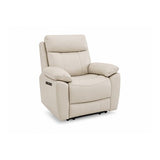 1 Seater Top Grain Leather Electric Recliner Sofa
