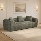 Multiple Seater Frameless Compressed Fabric 3 Seater Sofa