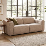Multiple Seater Fabric Power Recliner with Power Headrest & Zero-Wall Design