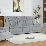 3+2 Seater Power Recliner Sofa Set in Grey