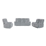 3+2+1 Seater Power Recliner Sofa Set in Grey In Australia - Darrahopens