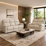 Multiple Seater Top Grain Leather Electric Recliner Sofa