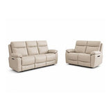 Multiple Seater Top Grain Leather Electric Recliner Sofa