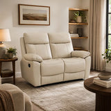 Multiple Seater Top Grain Leather Electric Recliner Sofa