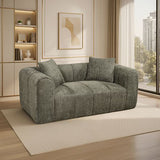 Frameless Compressed Fabric 2 Seater Sofa