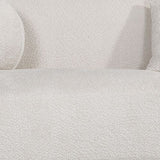 4 Seater Curved Fabric Sofa