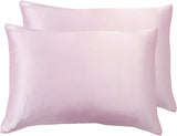 Gioia Casa Luxury Pillowcase 2 Pack - 100% Pure Mulberry Silk on Both Sides - Pink