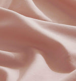 Vintage Washed Microfibre Quilt Cover Set (Pink, Single)