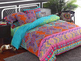CleverPolly Print Microfibre Quilt Cover Set (Cindy, Double)