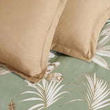 Print Microfibre Quilt Cover Set - Ultra Soft with Zipper Closure (Ellie, Double Size)