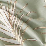 Print Microfibre Quilt Cover Set - Ultra Soft with Zipper Closure (Ellie, Double Size)